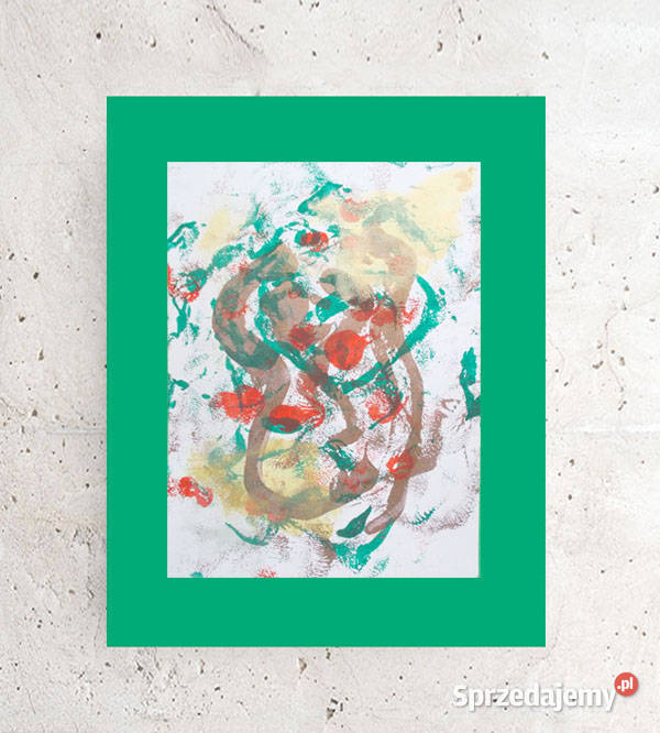 abstrakcyjny rysunek 30x40 abstrakcja obraz wielokolorowy Obrazki i obrazy kujawsko-pomorskie Bydgoszcz