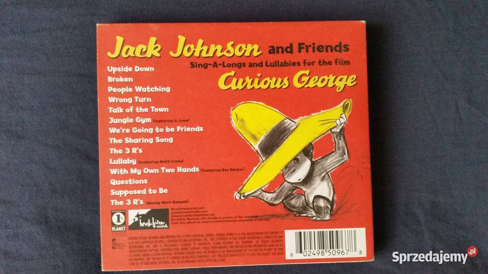 Jack Johnson and Friends Curious George 2006CD Puławy