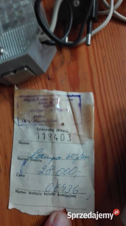 Lampa błyskowa z lat PRL Warszawa