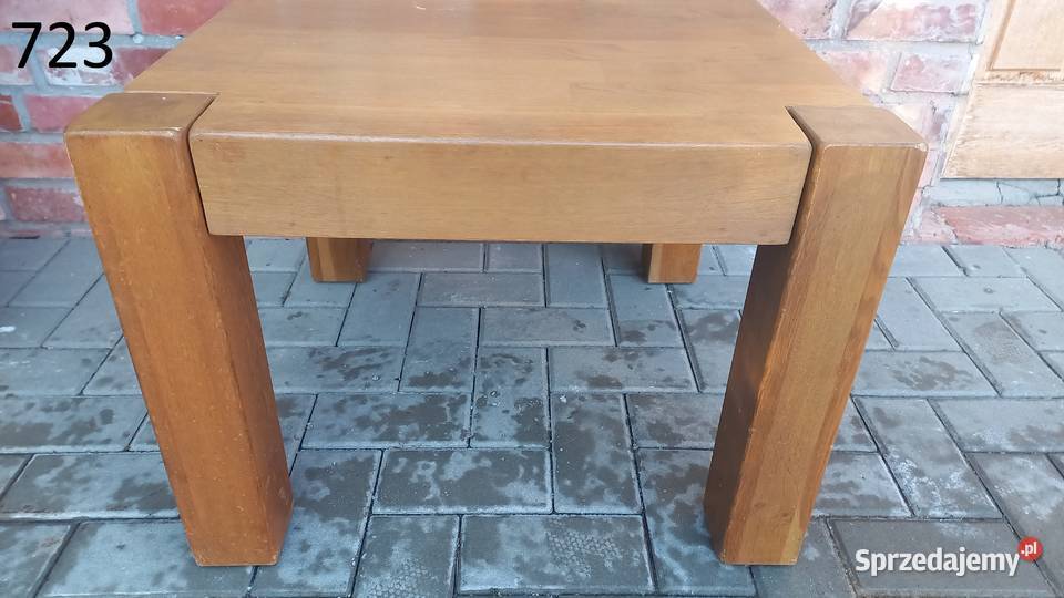Dębowy stolik kawowy kwadratowy HH 723 zachodniopomorskie Gawroniec sprzedam