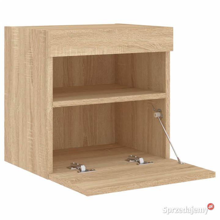 Ścienna szafka TV z LED dąb sonoma 40x30x40 RTV sprzedam