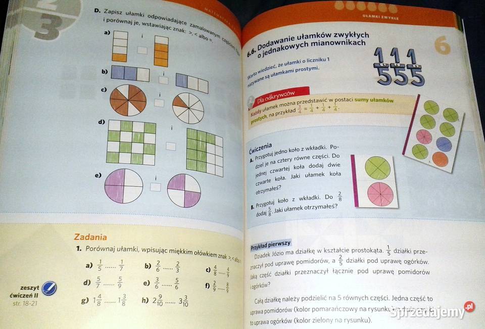 Matematyka z klasą 4 Podręcznik Lucyna Klama Chełm sprzedam