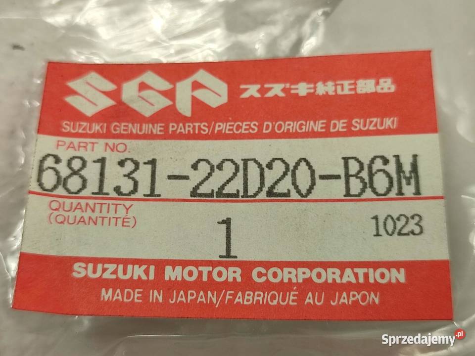 NAKLEJKA LEWY BOCZEK SUZUKI RGV250 19911996 sprzedam