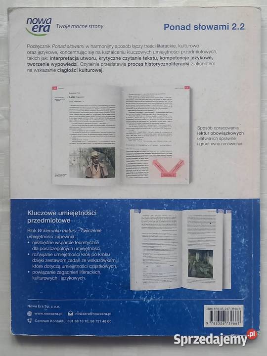 Ponad słowami 2 język polski podręcznik liceum Rok wydania 2020 Książki i Podręczniki Małkinia Górna