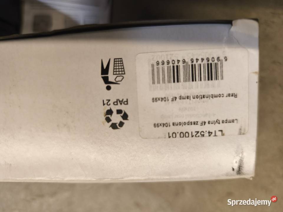 Lampa tył WESEM LT45210001 nowa przyczepa Justynów