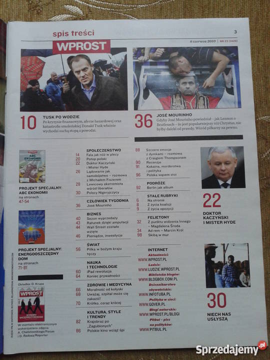 WPROST 23 2010 LĄDOWANIE SAMOBÓJSTWO tygodnik Czasopisma lubelskie Piszczac
