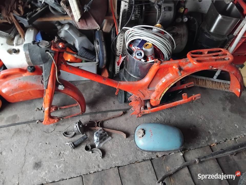 Komar Romet Komarek i koła Wsk S38