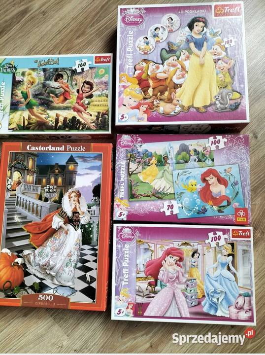 Zeztaw puzzli dzieci 5 lat+ Koszalin