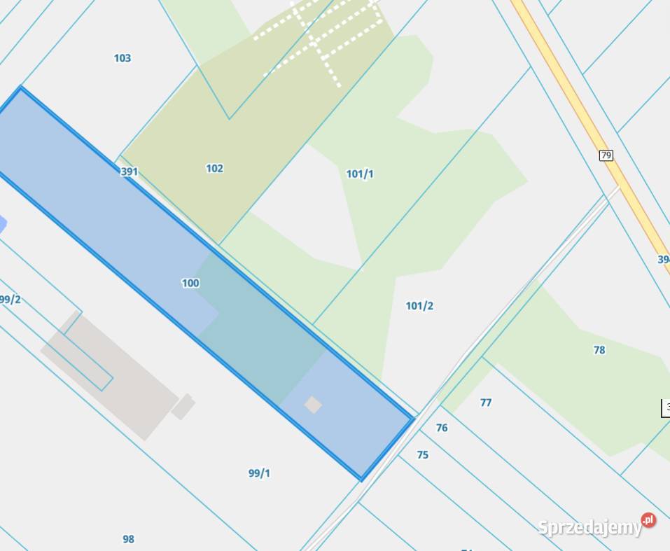 Działka rekreacyjna siedlisko Mniszew 9728 m