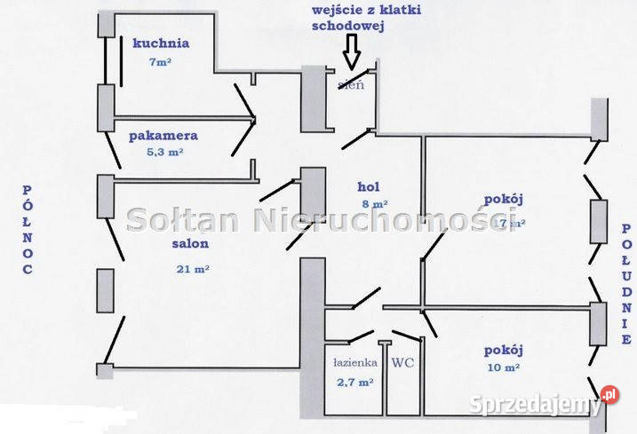 Mieszkanie Warszawa Marszałkowska 79m2 4 pokoje