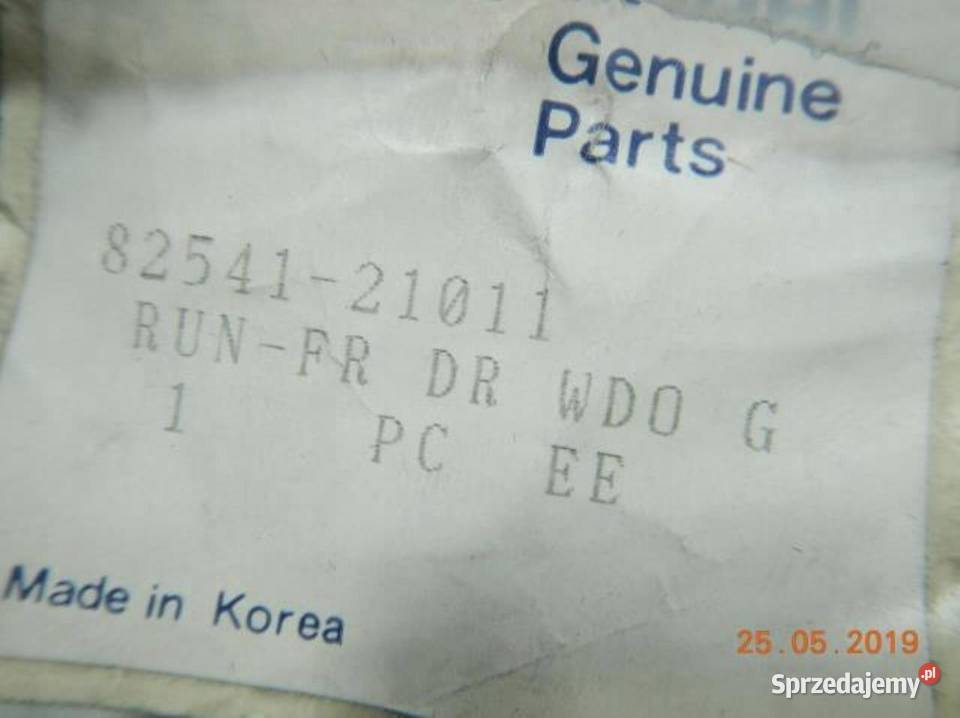 USZCZELKA SZYBY DRZWI PP HYUNDAI EXCEL 87r lubelskie