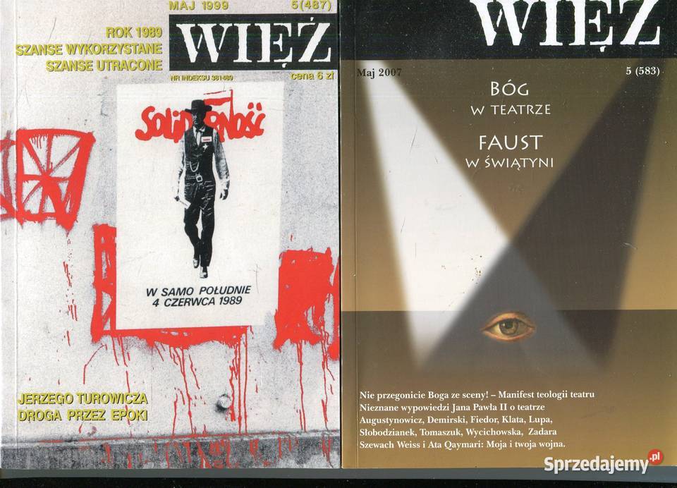 Więź miesięcznik 2007 5583 1999 5487 zachodniopomorskie Szczecin