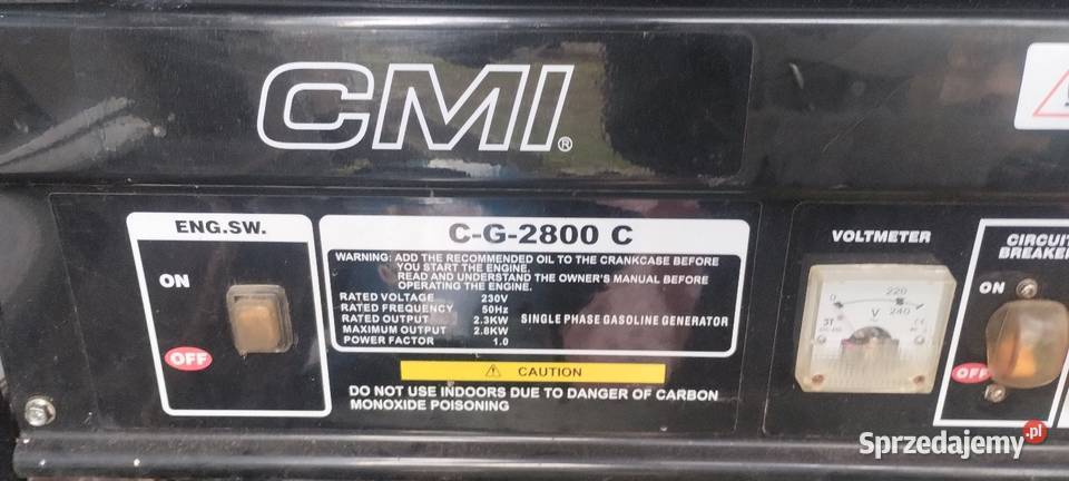 Agregat prądotwórczy CMI Nowy Sącz