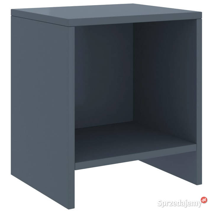 Szafka nocna jasnoszara 35x30x40 lite drewno Nocne