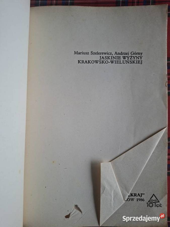 Jaskinie Wyżyny Krakowsko WieluńskiejM Kraków