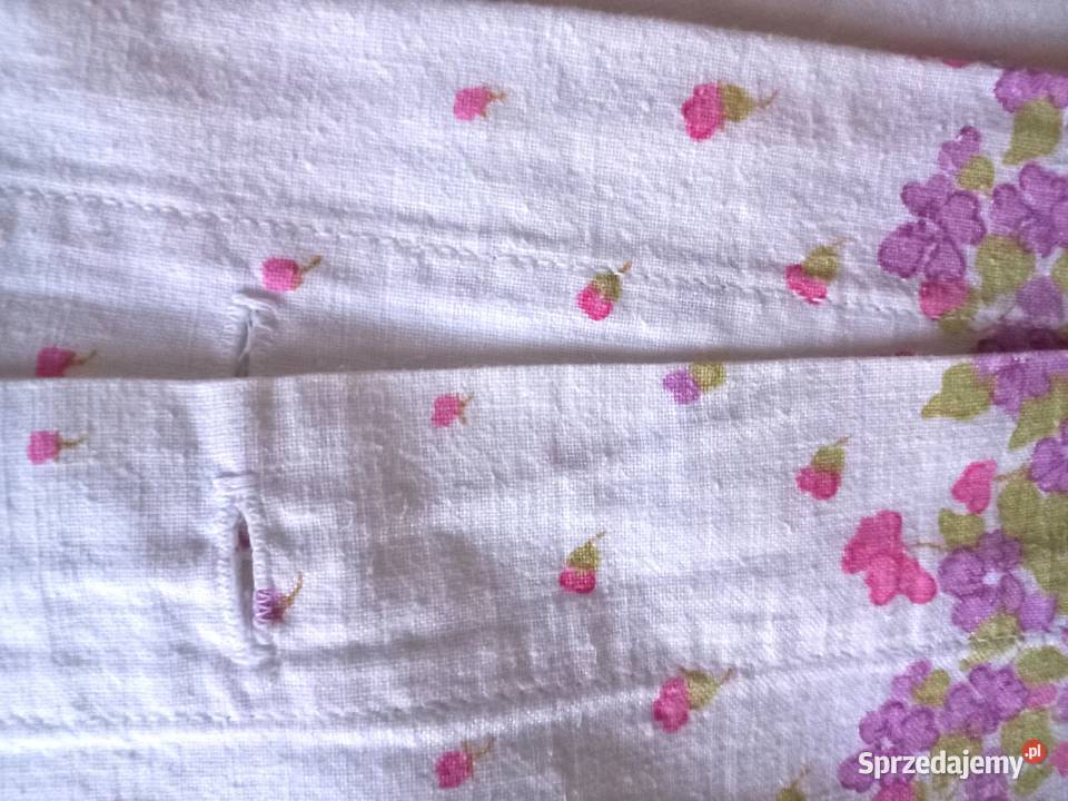 Poszwa biała Poszewka kwiaty Kołdra 150x190 Białystok
