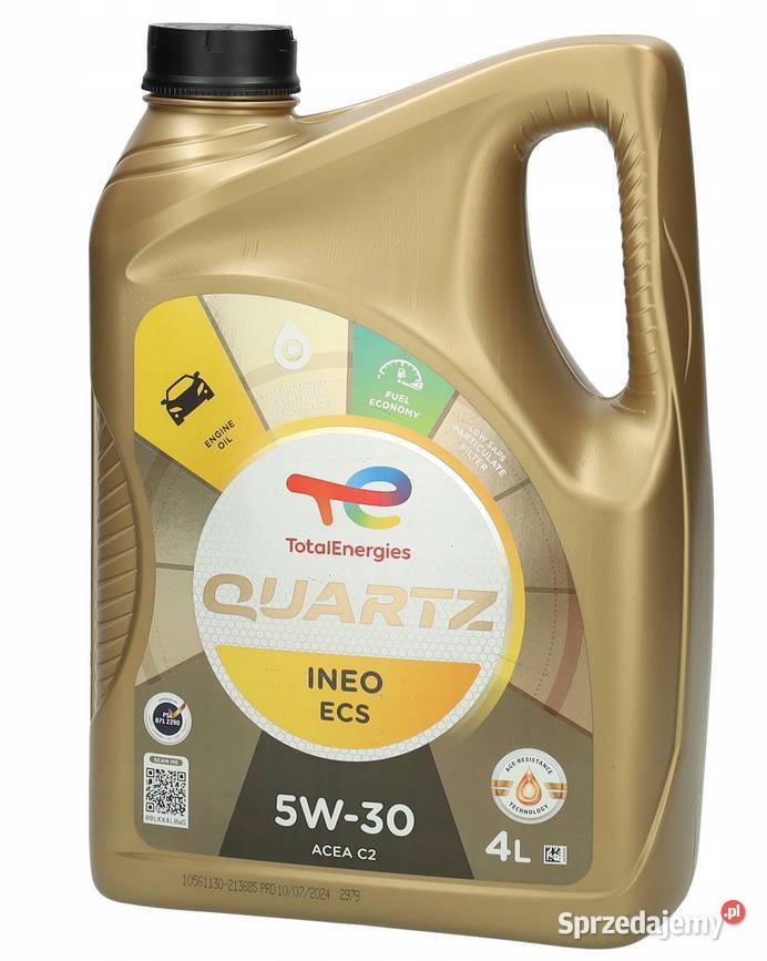 Olej Silnikowy Total Quartz Ineo ECS 5W30 4L pomorskie Nowa Karczma