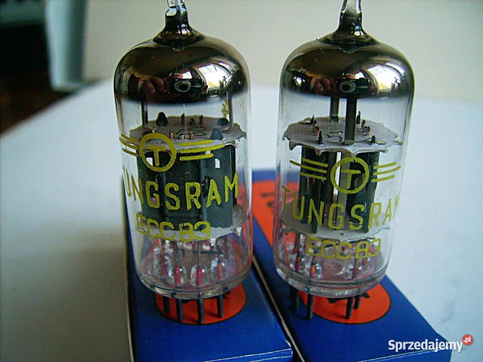 ParaECC83 TUNGSRAM NOS 12AX7 E83CC 1975 Mocne śląskie Porąbka