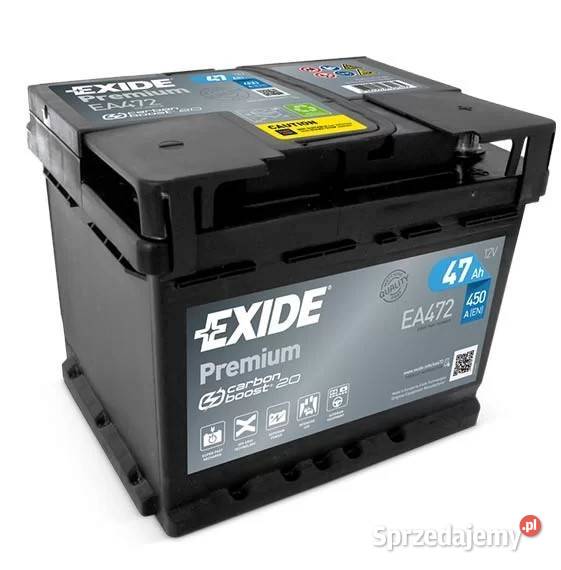 Akumulator Exide Premium 47Ah 450A PRAWY PLUS osobowe Lublin