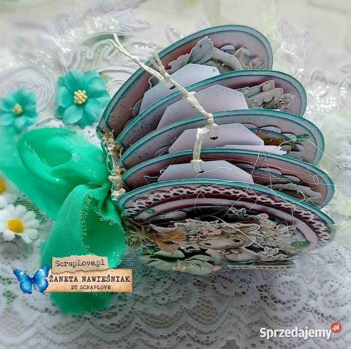 Mini albumik wielkanoc prezent zajączek Mszana Dolna