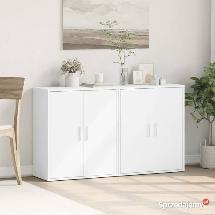 Szafki 2 białe 60x31x70 materiał drewnopochodny Warszawa sprzedam