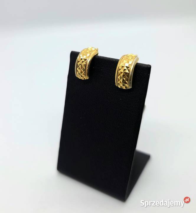Złote kolczyki próby 585 134g Elbląg