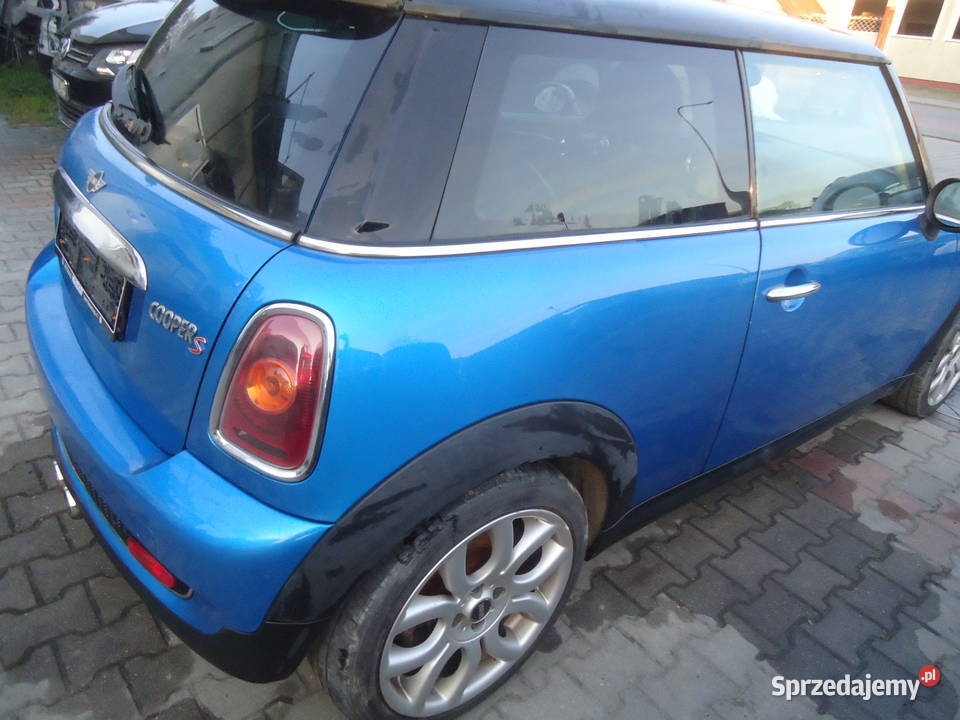 MINI COOPER S BŁOTNIK TYŁ LEWY PRAWY LASER BLUE osobowe Nowy Dwór Gdański