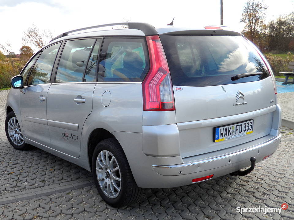 Citron C4 Grand Picasso 20 HDi 150 Gwarancja 7 welurowa tapicerka Bochnia