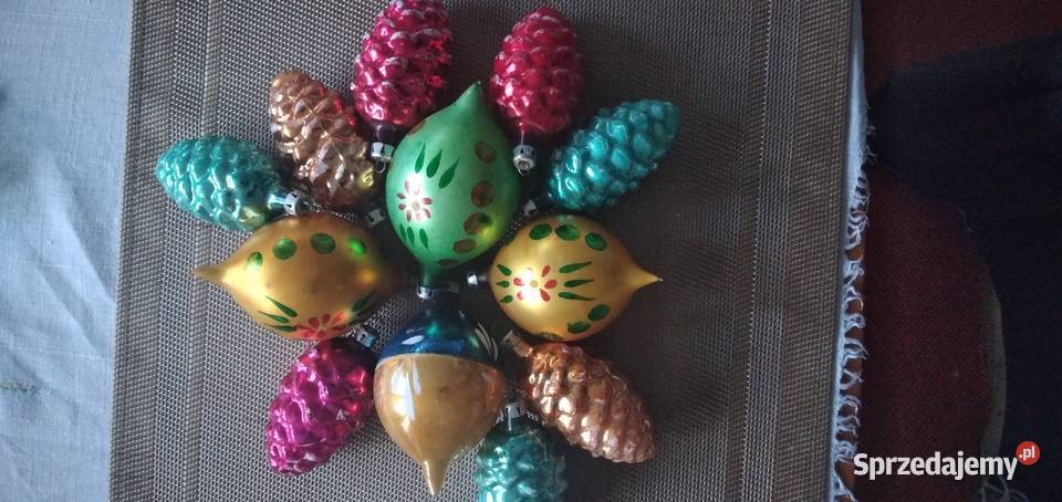bombki choinkowe PRL Bukowno