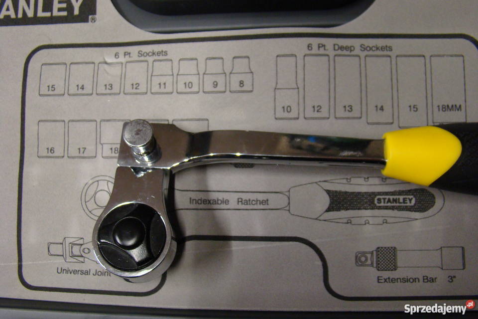 Zestaw kluczy nasadowych 38 STANLEY 23 187929 Bielsko-Biała
