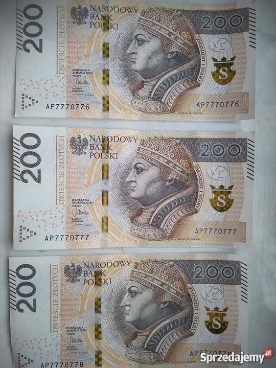 Banknot kolekcjonerski AP7770777 Frydek sprzedam