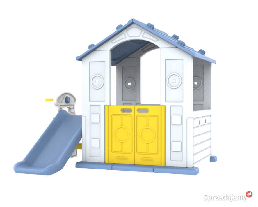 Domek ogrodowy dzieci ze zjeżdżalnią i zlewem Warszawa