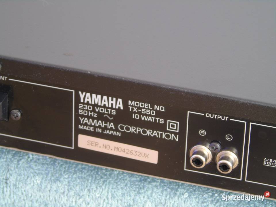 Tuner radiowy Yamaha TX550 sprawny i śliczny Amplitunery Jasło