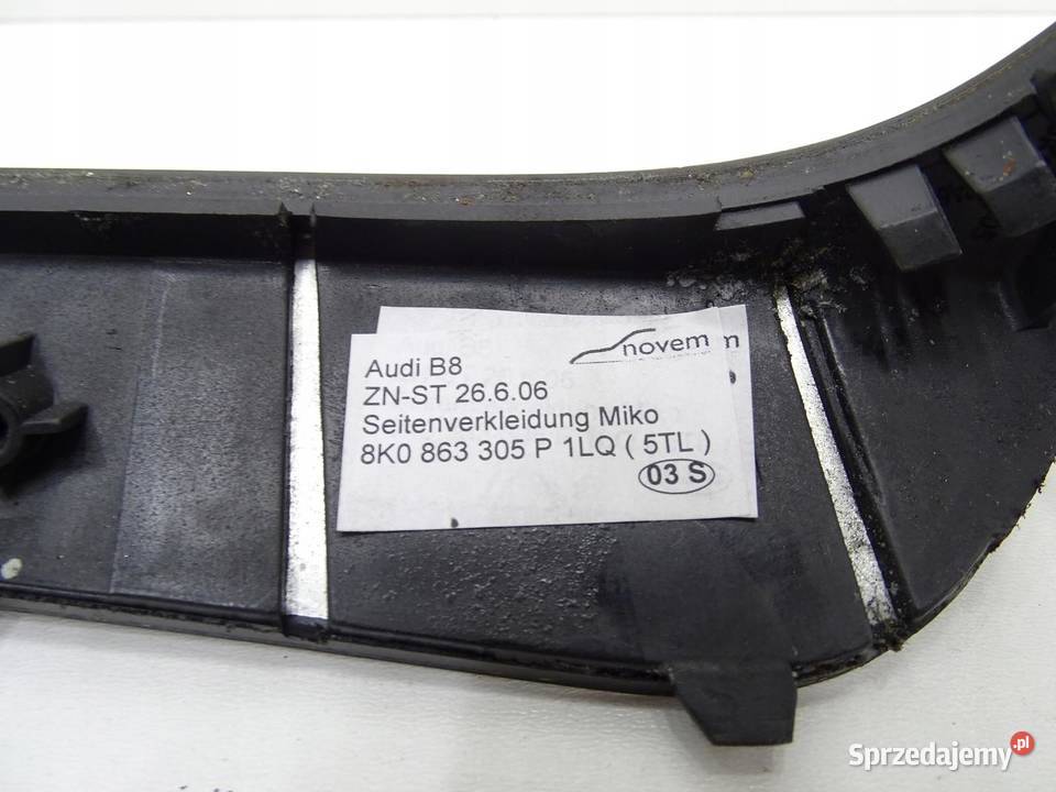 LISTWA OZDOBNA TUNELU ŚRODKOWEGO PIANO BLACK