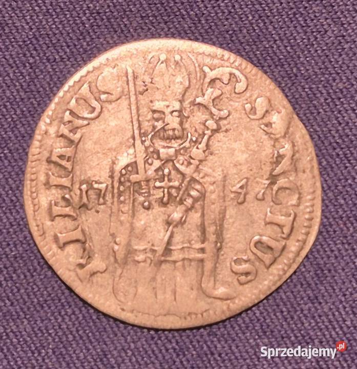 Wrzburg 1 szyling 1747SREBRO StKilliani K6 Wałbrzych