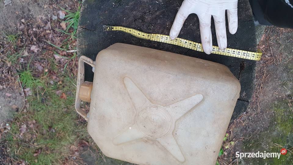 Kanister plastikowy gwiazda biały sygnowany mazowieckie Warszawa sprzedam