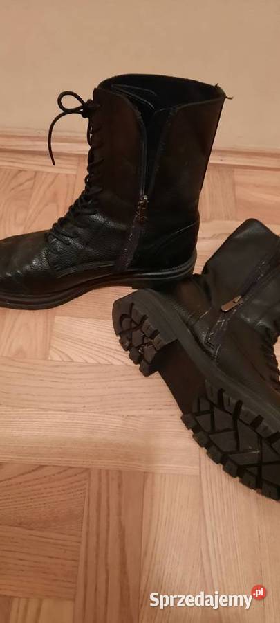 Botki zimowe wiązane i na zamek Lublin