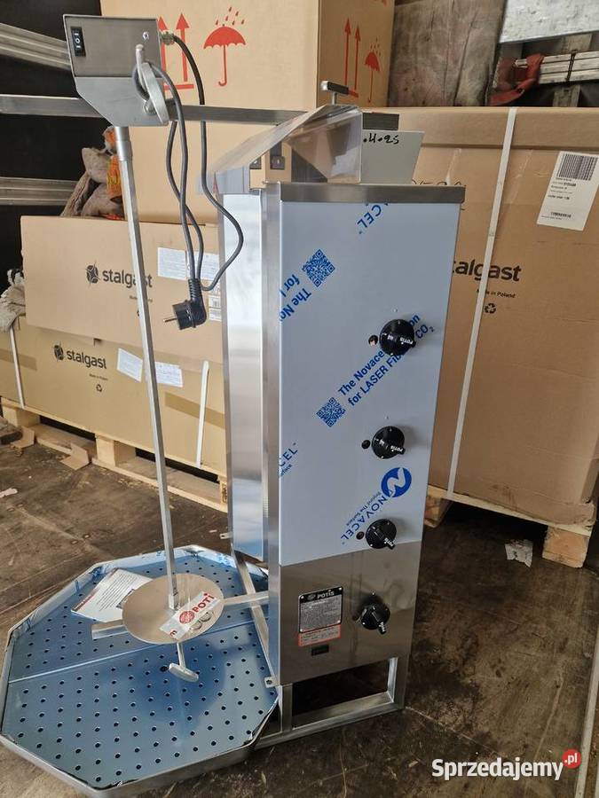 PROFESJONALNY Kebab Gazowy POTIS 4 Palniki wielkopolskie