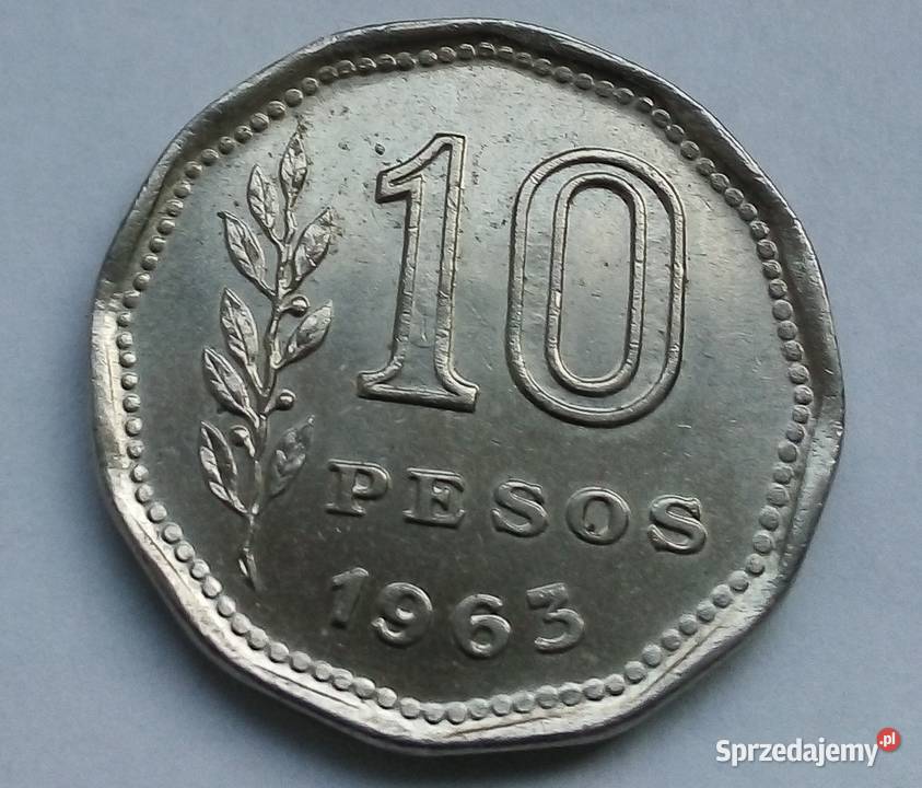 ARGENTYNA10 PESOS1963 r Legionowo sprzedam