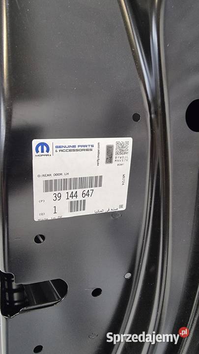 OPEL MERIVA B DRZWI LEWE TYŁ NOWE ORYGINAŁ