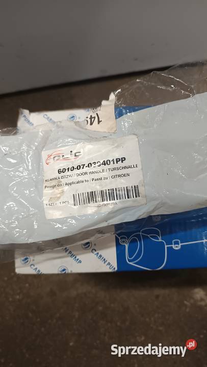 KLAMKA ZEWNETRZNA PRZÓD LEWA STRONA CITROEN Koronowo