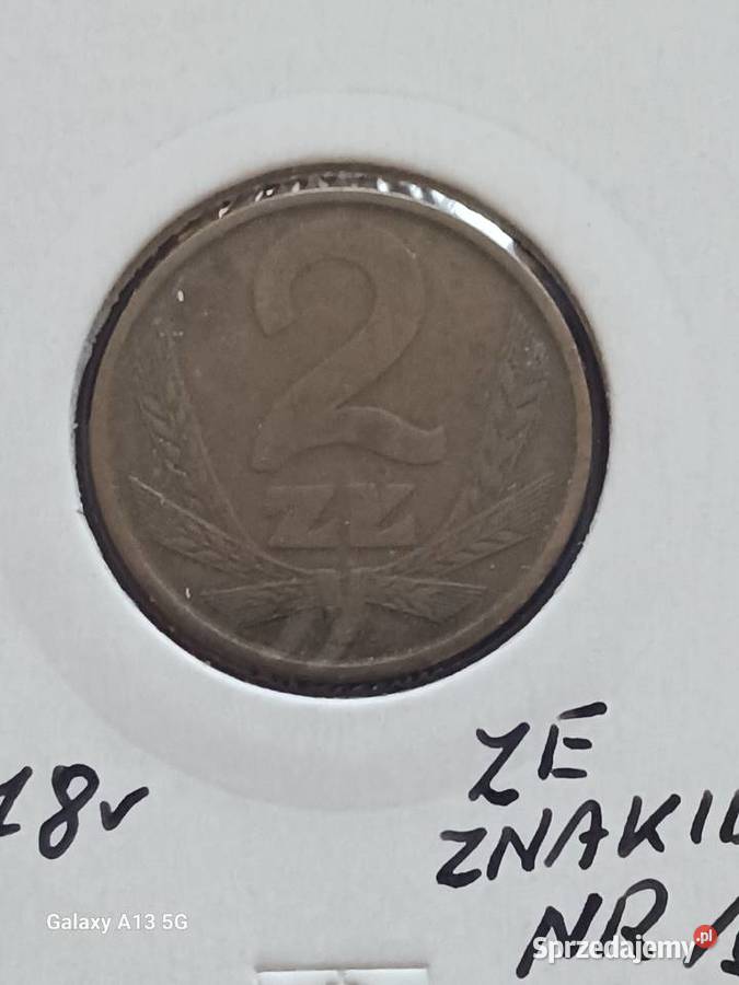 2 Złote 1978 r 1 ze znakiem mennicy