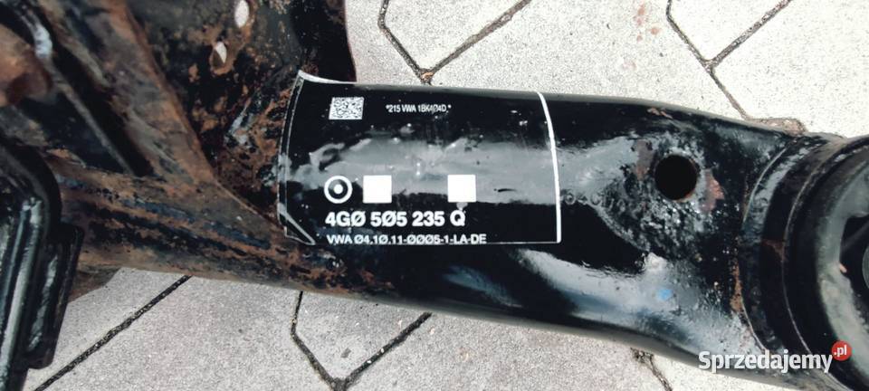 AUDI A7 4G ZAWIESZENIE BELKA TYŁ 30 TDI QUATTRO