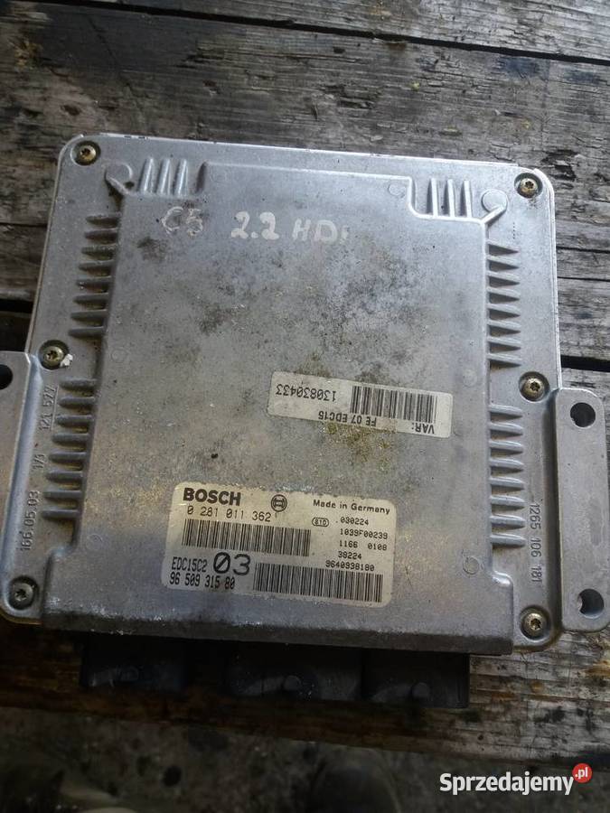 KOMPUTER STEROWNIK SILNIKA CITROEN C5 22 HDI osobowe Wola