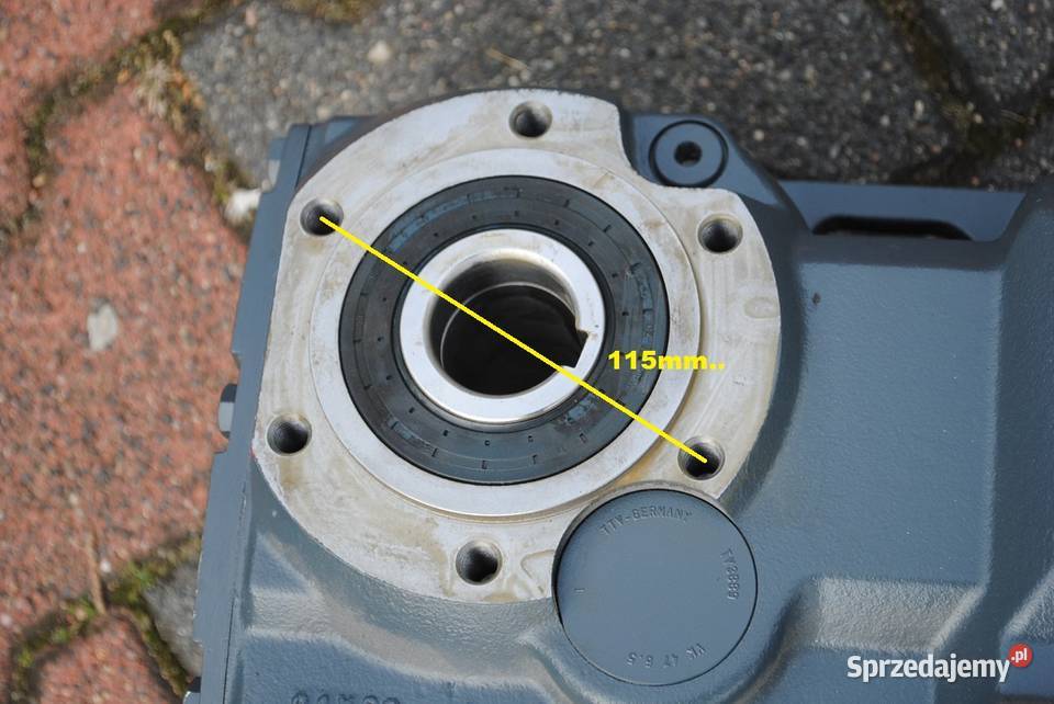 Motoreduktor kątowy 15kw 121obrmin z hamulcem lubuskie Kargowa sprzedam