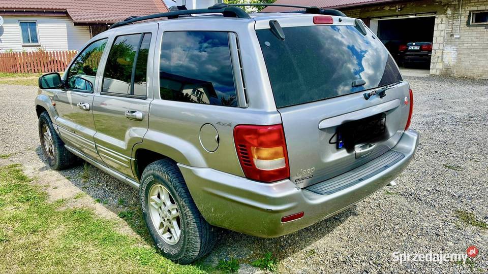 Jeep Grand Cherokee 47 srebrny mazowieckie Mińsk Mazowiecki