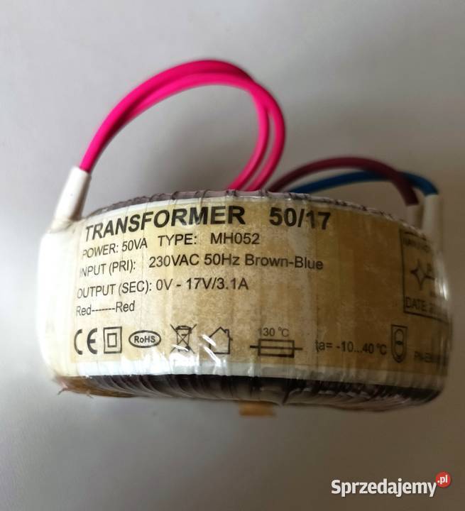 Transformator Toroidalny 5017 50VA typ MH052 Pozostałe Łódź