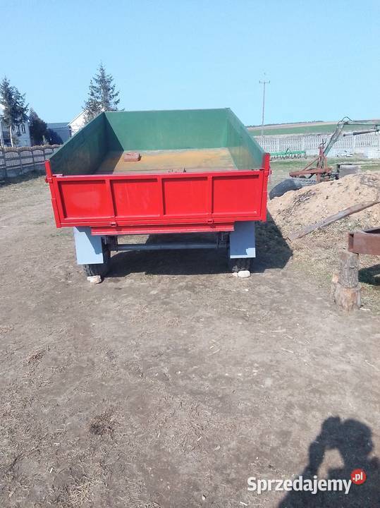 Przyczepa jednoosiowa wywrotka Łomża