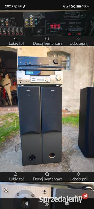 Kolumny Sony wzmacniacz Żary
