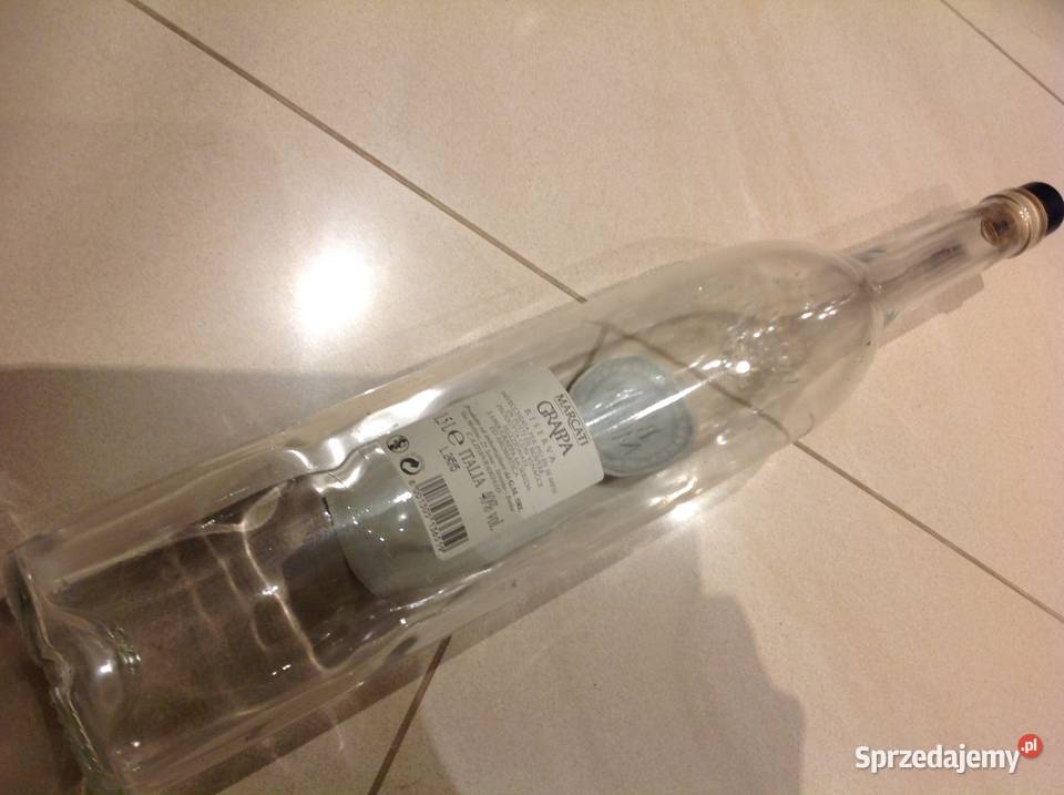 Pusta Butelka Szklana GRAPPA poj 15 L Pozostałe Nowa Sól